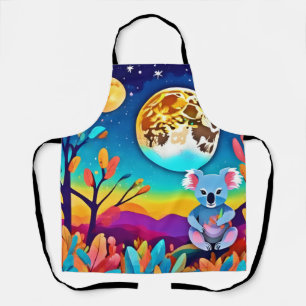 Tablier Nuit au clair de lune pour koala