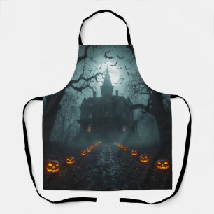 Tablier Nuit éffrayante avec Jack-o'Lanterns
