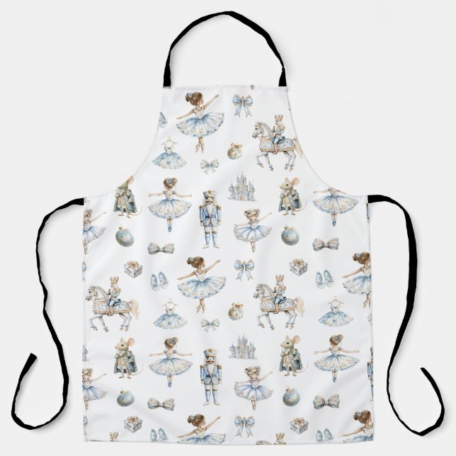 Tablier Nutcracker aquarelle Noël Motif (Recto)