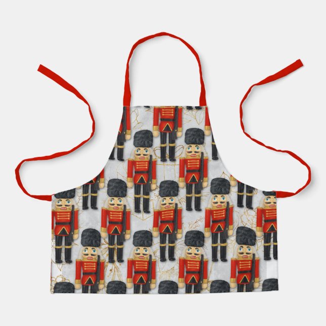 Tablier Nutcracker Jouet Soldat Noël Enfants de Noël (Recto)