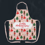 Tablier Nutcracker mignon Noël rose<br><div class="desc">Tablier de Noël rose mignon</div>