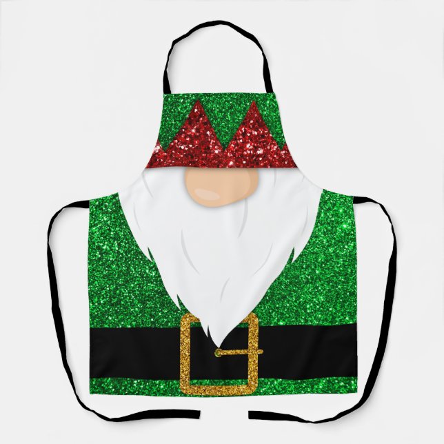 Tablier Nutcracker Noël Soldat de vacances Gnome (Recto)