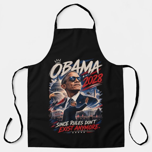 Tablier Obama 2028 Puisque les règles n'existent plus (Recto)