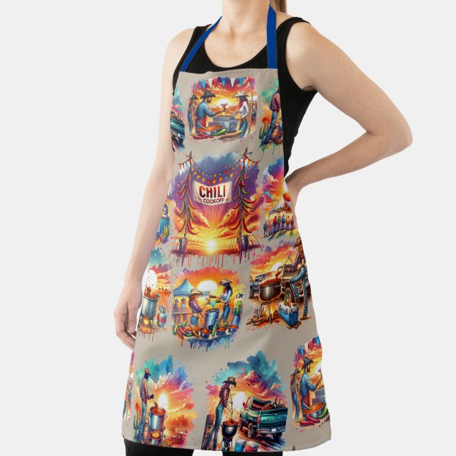 Tablier Occidental Chili Cookoff Scènes 1 (Insitu)