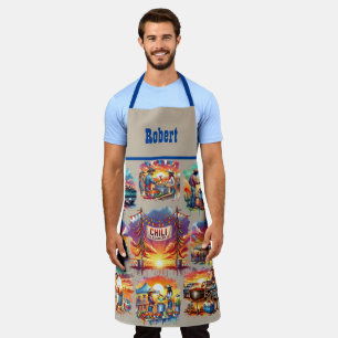 Tablier Occidental Chili Cookoff Scenes 1 Custom