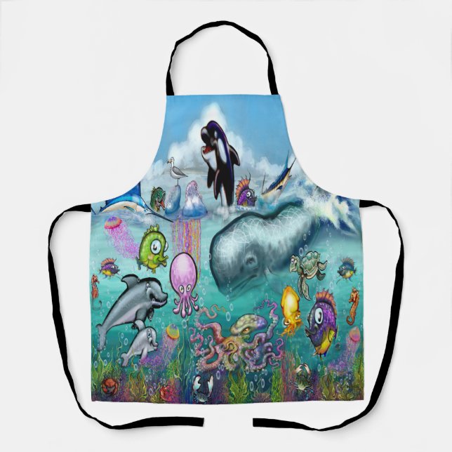 Tablier Océan (Recto)