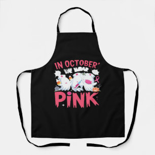 Tablier Octobre Nous Portons Une Infirmière Rose Sensibili
