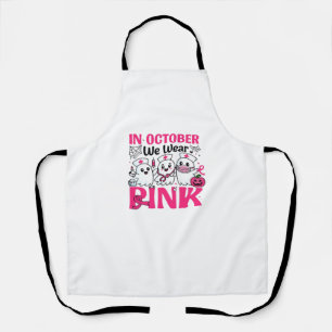 Tablier Octobre Nous Portons Une Infirmière Rose Sensibili