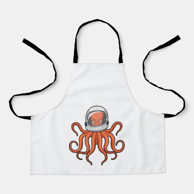 Tablier Octopus en astronaute (Recto)
