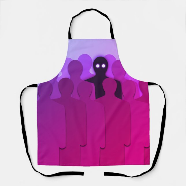 Tablier Oddity Surreal Pink esthétique Weirdo (Recto)