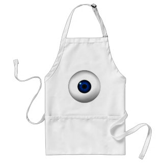 Tablier oeil bleu