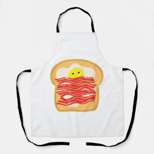 Tablier Oeuf Amusant Dans Un T-Shirt Lit Bacon - Brea Nour