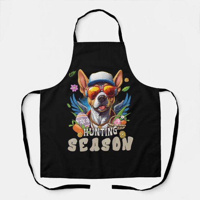 Tablier Œuf de Pâques Cerf Saison de Chasse (Recto)