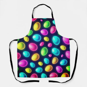 Tablier Oeuf de Pâques/printemps de couleur vive/néon