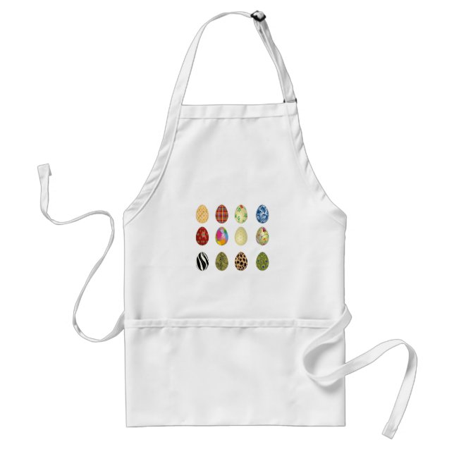 Tablier oeufs de pâques colorés (Devant)