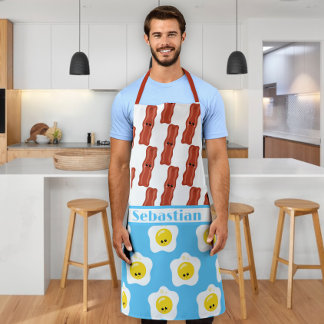 Tablier Oeufs et Bacon Meilleurs amis pour toujours Person