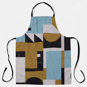 Tablier OEuvre de composition Bauhaus réalisée avec l'ele 