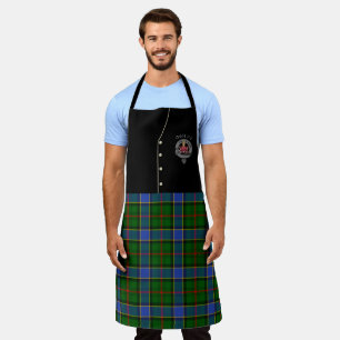 Tablier Ogilvy Clan Badge & Tartan Kilt Apron