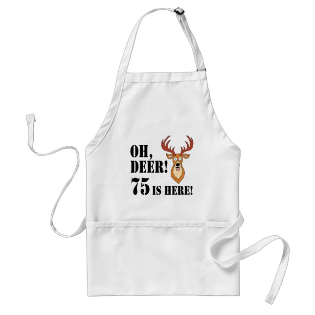 Tablier Oh Deer 75e anniversaire Adulte Apron (Devant)