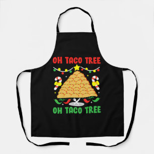 Tablier Oh Taco Tree Food mexicain Taco Lover Noël