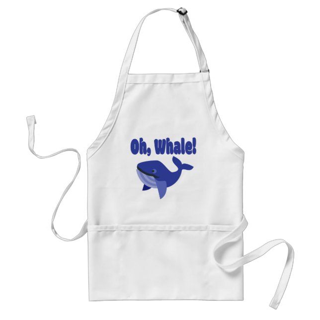 Tablier Oh, Whale Pun Drôle (Devant)