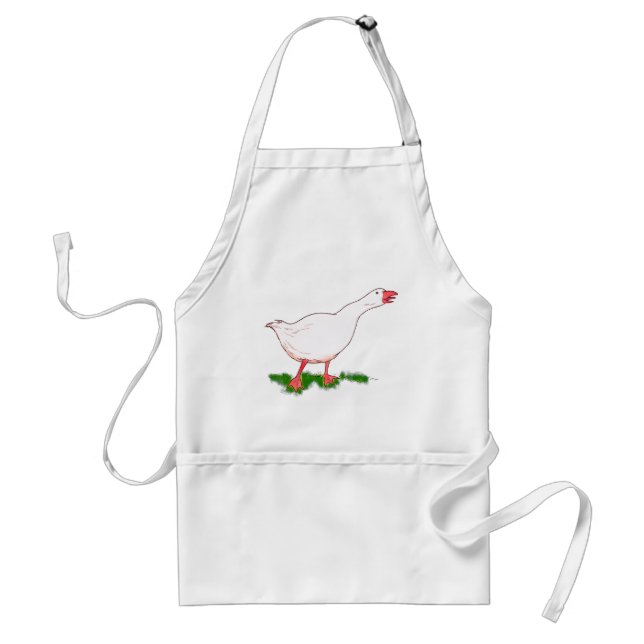 Tablier oie agricole mignonne (Devant)