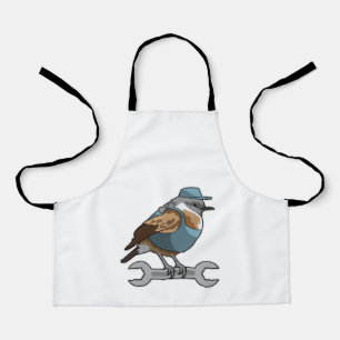 Tablier Oiseau en tireur avec clé