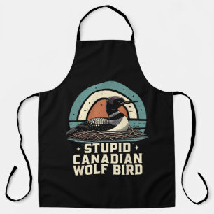 Tablier Oiseau loup canadien stupide