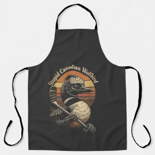 Tablier Oiseau loup canadien stupide