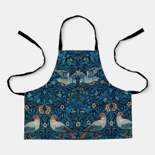 Tablier Oiseau vintage William Morris art floral