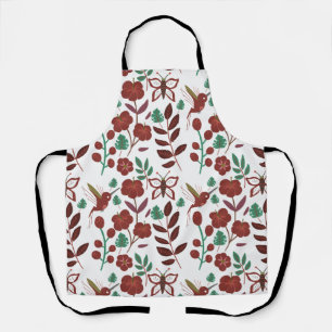 Tablier Oiseaux motifs et papillons floraux sans soudure