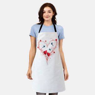 Tablier Oiseaux pour la Saint-Valentin