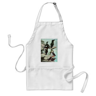 Tablier Oiseaux Puffins et Aquatiques de Louis Fuertes de 