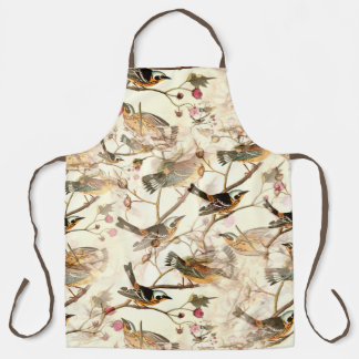 Tablier Oiseaux sur une branche