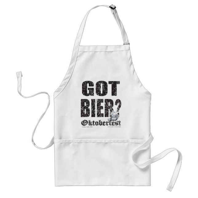 Tablier Oktoberfest a eu Bier ? (Devant)