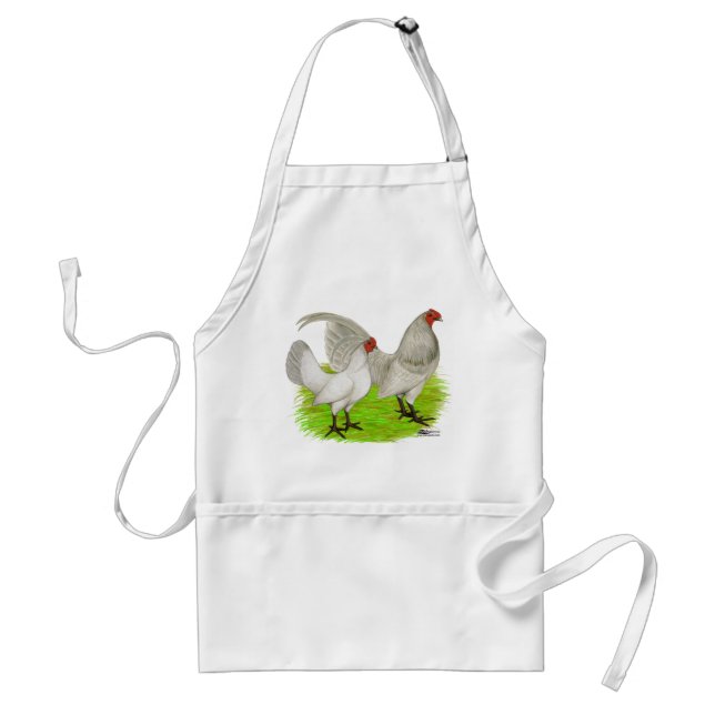 Tablier Old English Game Self Blue (Devant)