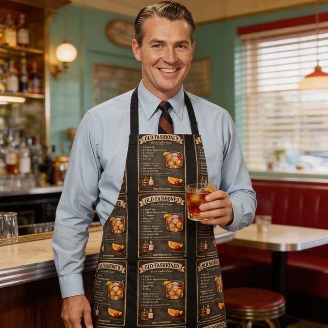 Tablier Old Fashioned Cocktail Recipe Vintage Bar (No trends. Just tradition.)