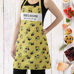 Tablier Olive Branch, Restaurant Chef Cook's Custom Name