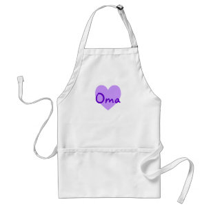 Tablier Oma en violet