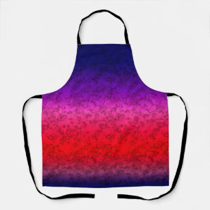 Tablier Ombre bleu-rouge