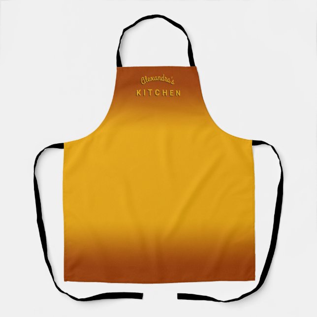 Tablier Ombre jaune miel (Recto)