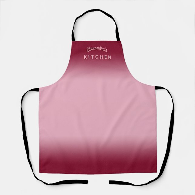 Tablier Ombre rose framboise (Recto)