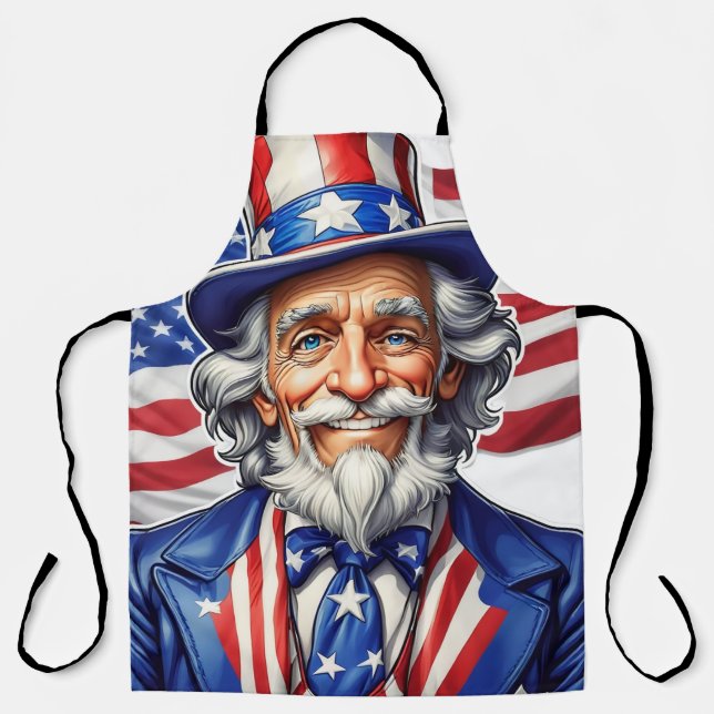 Tablier Oncle Sam USA (Recto)
