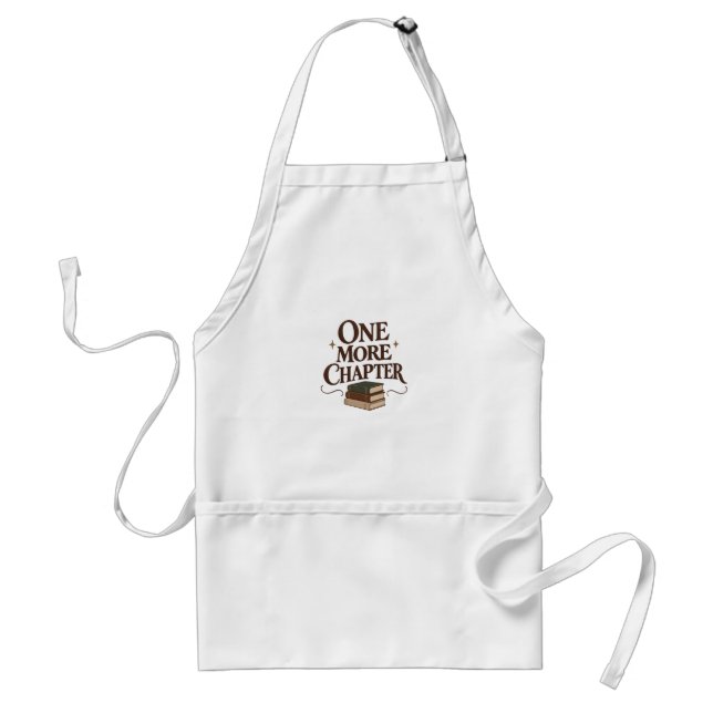 Tablier One More Chapter - Book Lover Reading Tee (Devant)