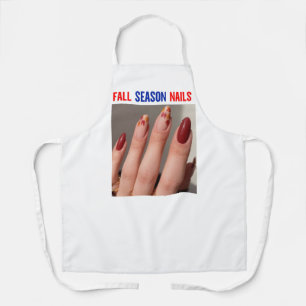Tablier Ongles de la saison d'automne