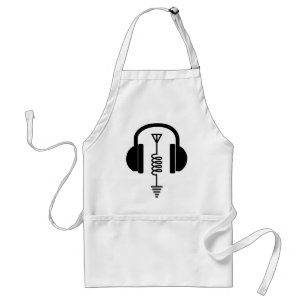 Tablier Opérateur radio de jambon