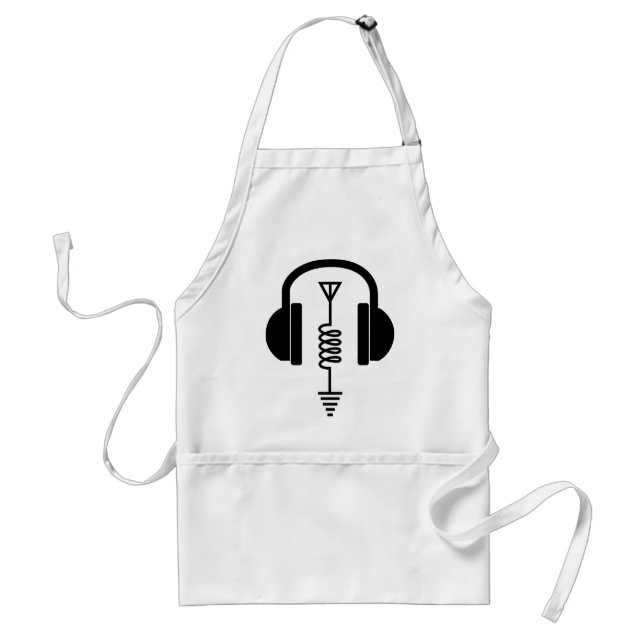 Tablier Opérateur radio de jambon (Devant)