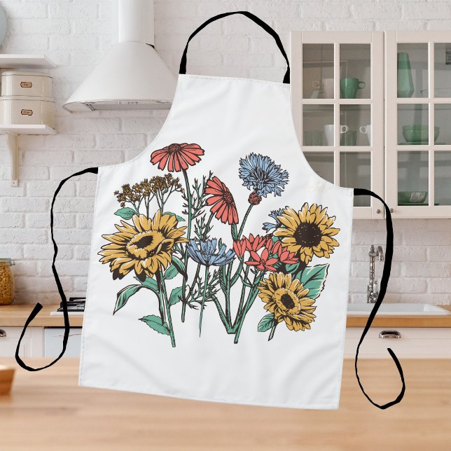 Tablier Or Floral Doré Vintage (Créateur téléchargé)