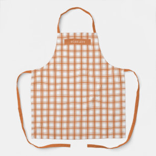 Tablier orange d'automne