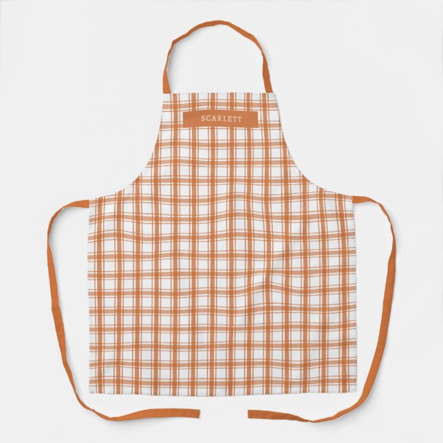Tablier orange d'automne (Recto)